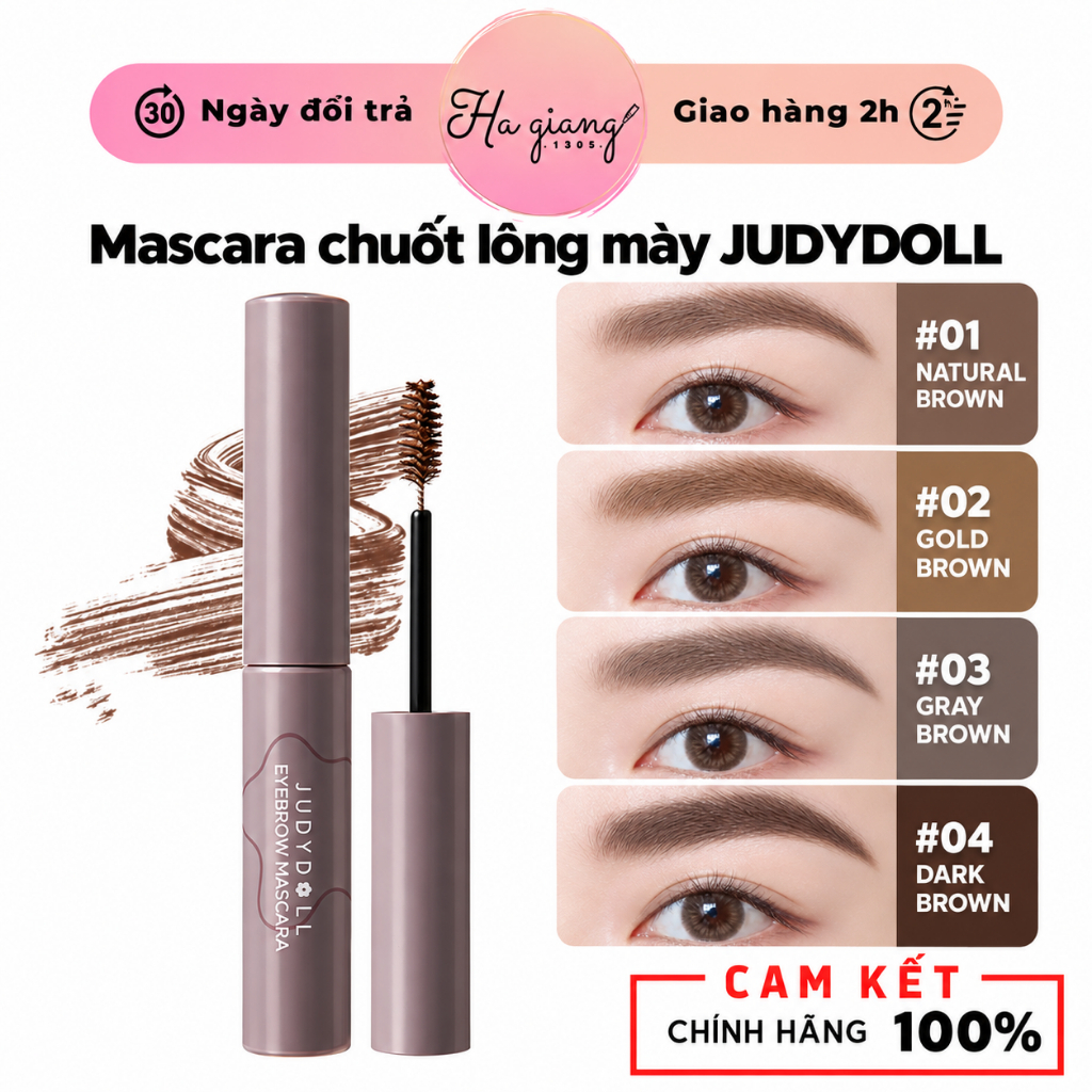 Mascara Chuốt Đổi Màu Lông Mày Judydoll - Mascara Lông Mày Judydoll Eyebrow