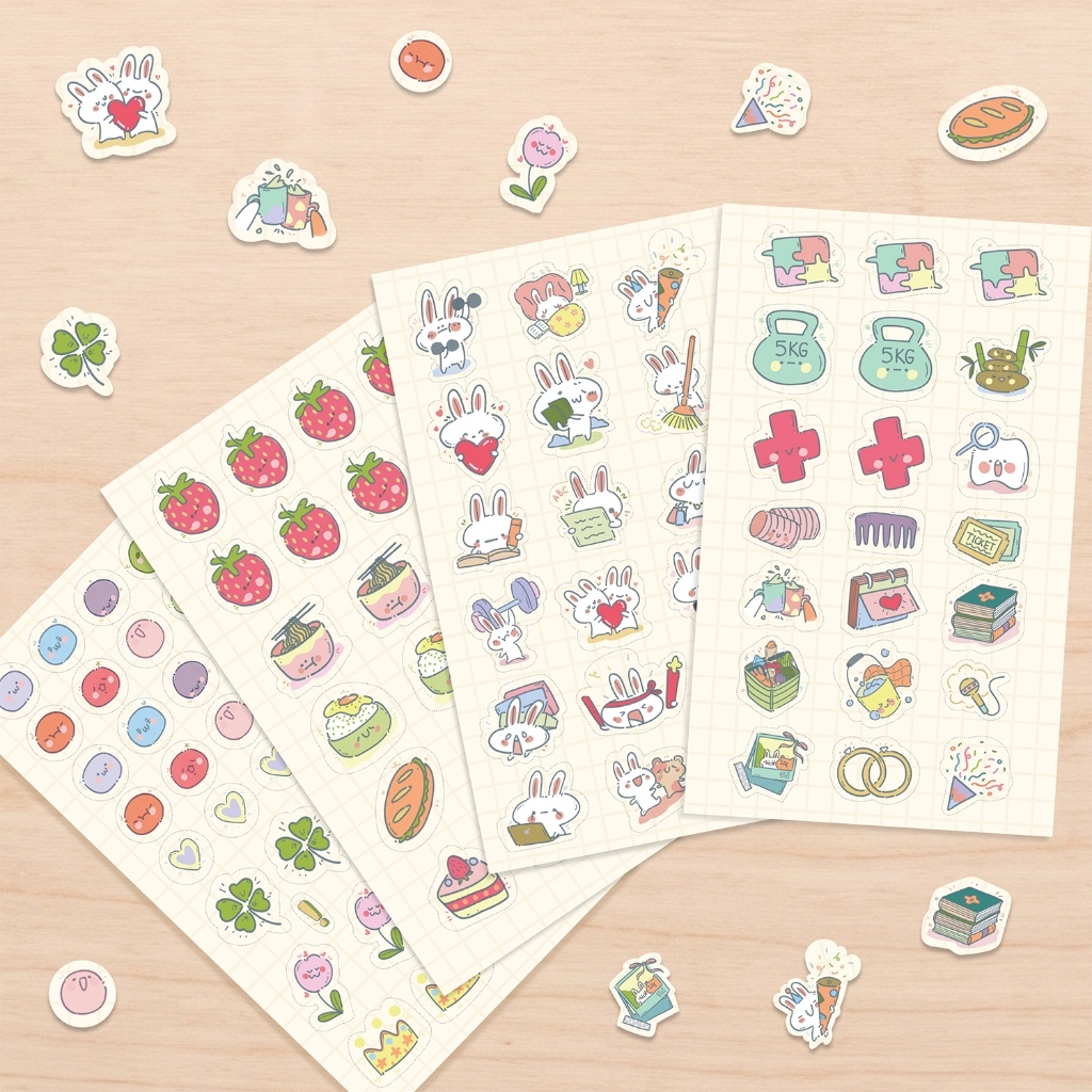 Bộ sticker Busy Bunny