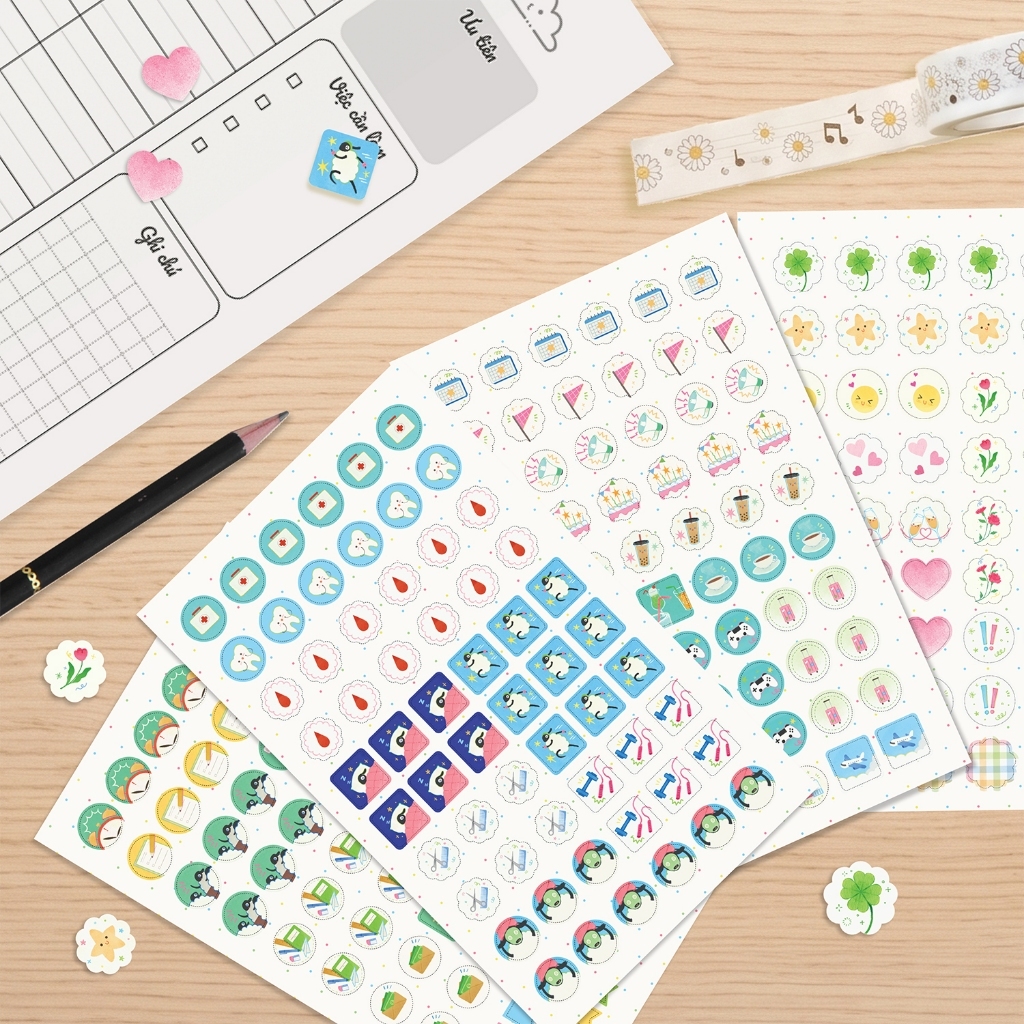 Bộ sticker Woolly Daily