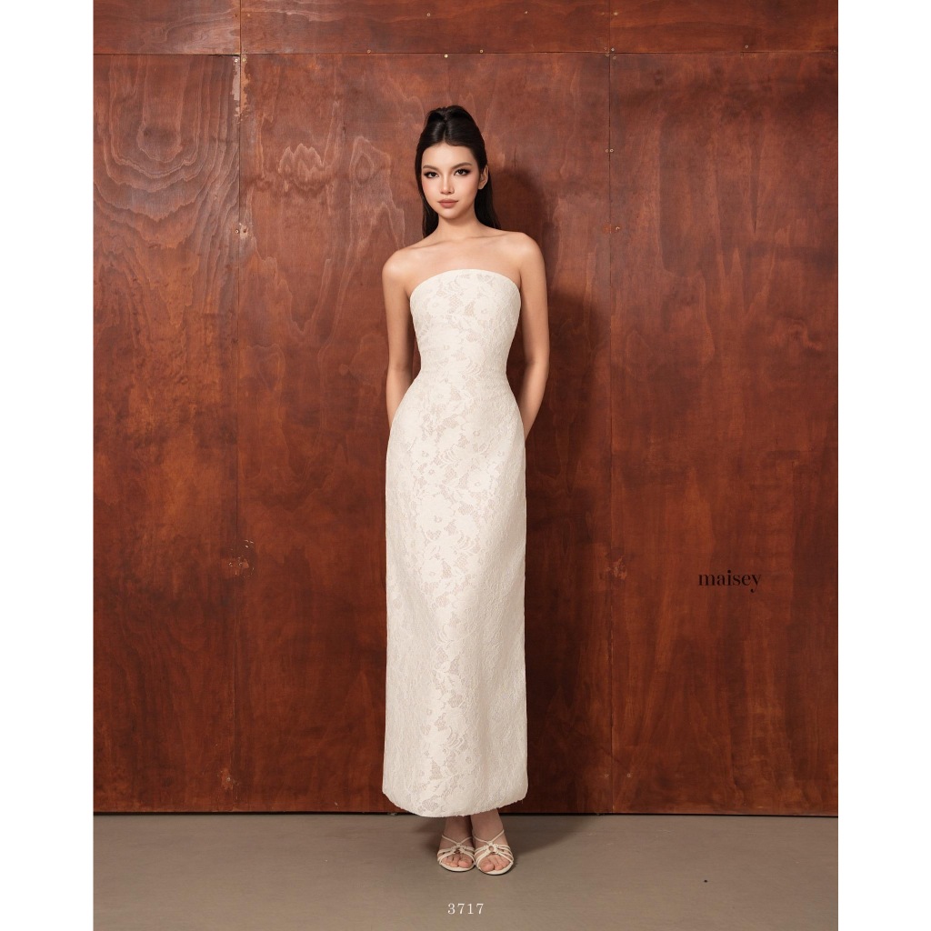 [MAISEY 3717] ĐẦM REN ỐNG CÚP NGỰC DÁNG DÀI