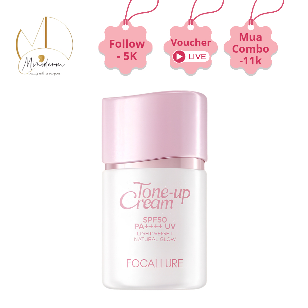 Kem Lót Focallure TOUCH Aura Tone-Up Cream SPF50+ PA++++ nâng tông, chống nắng