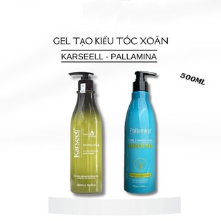 Gel giữ nếp tóc xoăn karseell, pallamina curly 500ml, giúp tạo kiểu cấp ẩm, làm dày tóc xoăn