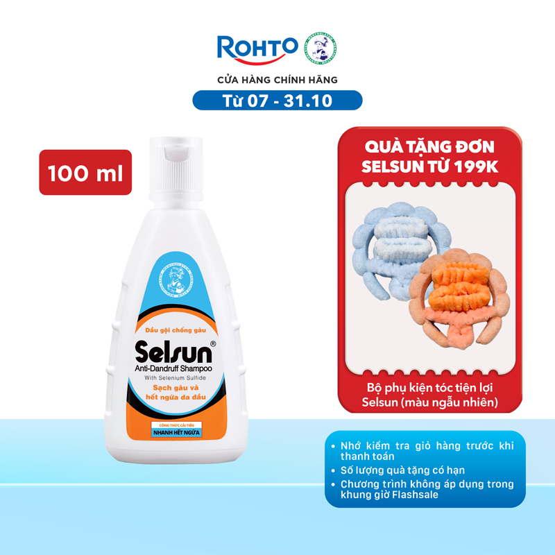 Dầu gội Selsun chống gàu, sạch gàu & hết ngứa da đầu Selsun Anti-Dandruff…