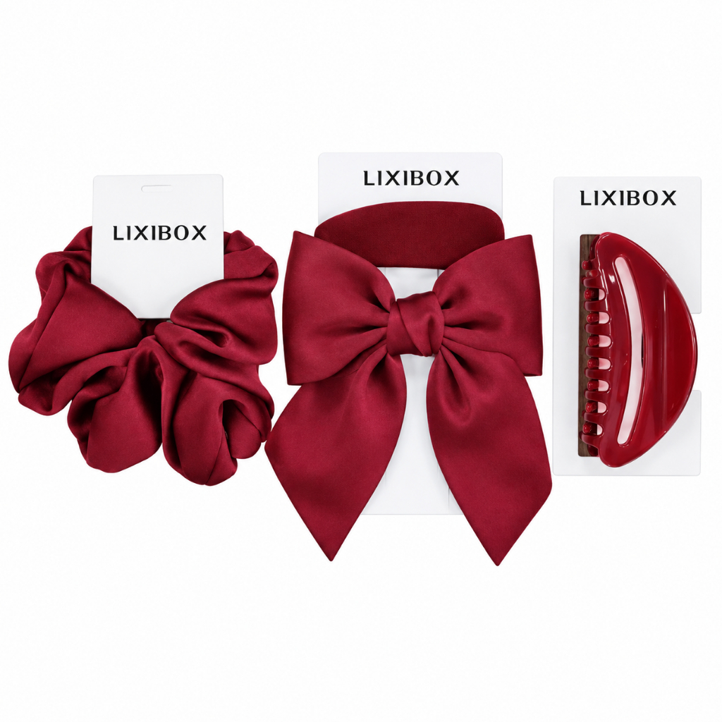 [GIFT] Bộ 4 Phụ Kiện Tóc Lixibox Rough Hair Accessory