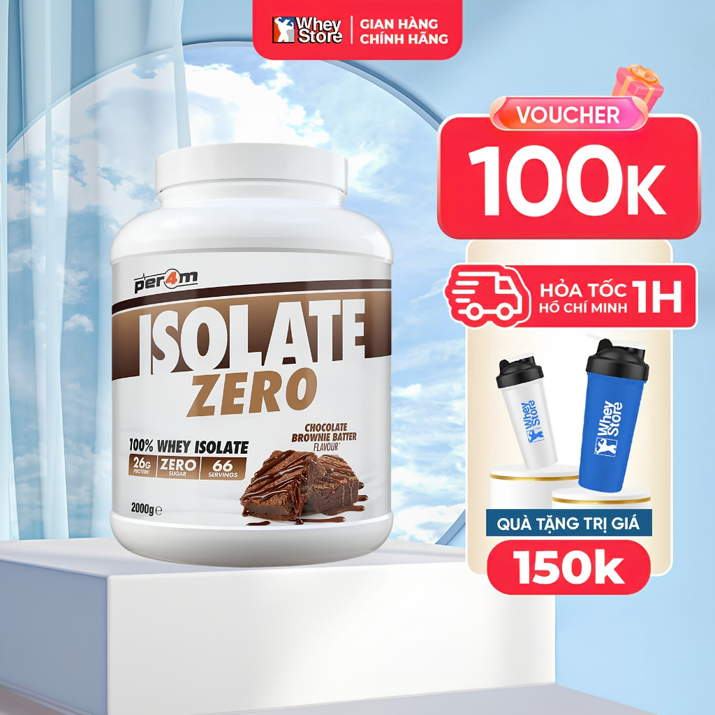 Sữa Tăng Cơ Per4m Isolate Zero Whey Protein Isolate Chính Hãng