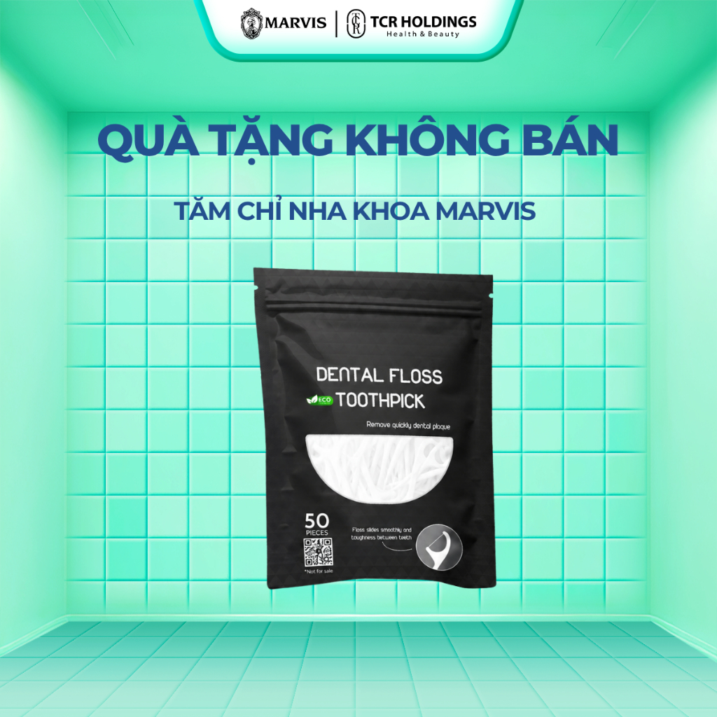 Tăm chỉ nha khoa Marvis Dental Floss Toothpick