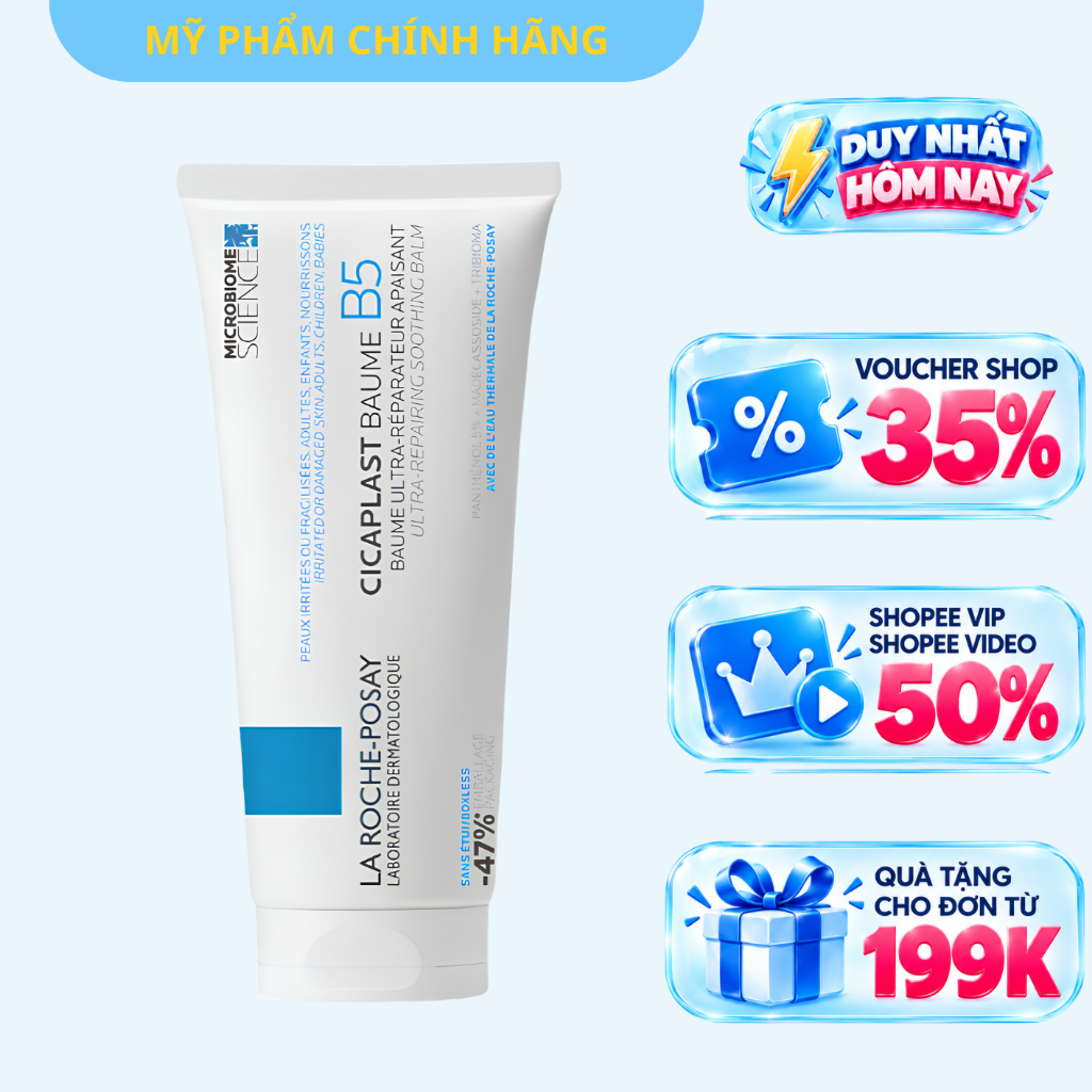 Kem Dưỡng Ẩm & Phục Hồi Đa Năng La Roche-Posay Cicaplast Baume B5+ (40ml) giúp…