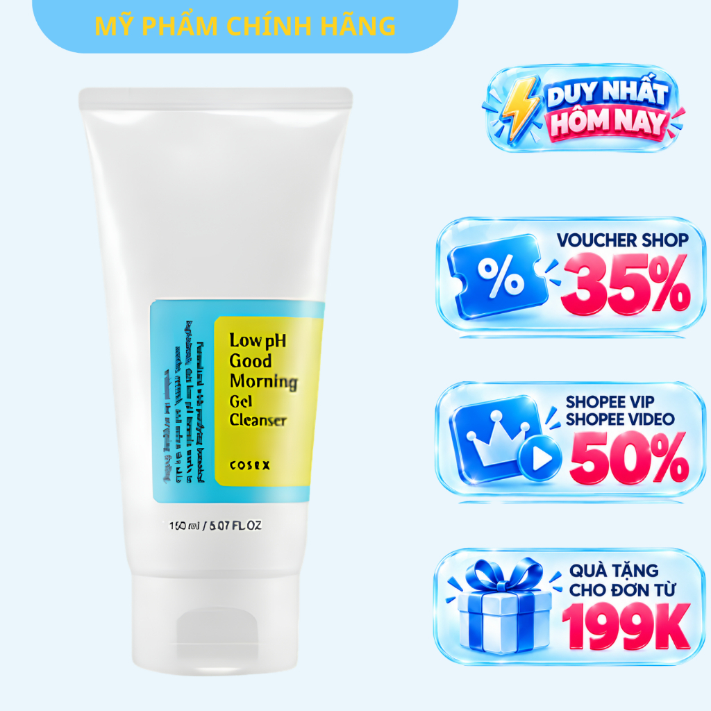 Sữa Rửa Mặt COSRX Tràm Trà Dạng Gel 150ml - Làm Sạch Sâu, Kiểm Soát Dầu Ngừa Mụn