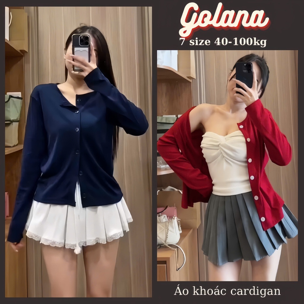 Áo Khoác Cardigan Basic Hàn Quốc Dáng Ngắn Ôm Body Nhiều Màu Nữ Tính AK64 ( Có bigsize)