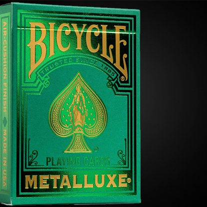 Bicycle Metalluxe Green Playing Cards by US Playing Card