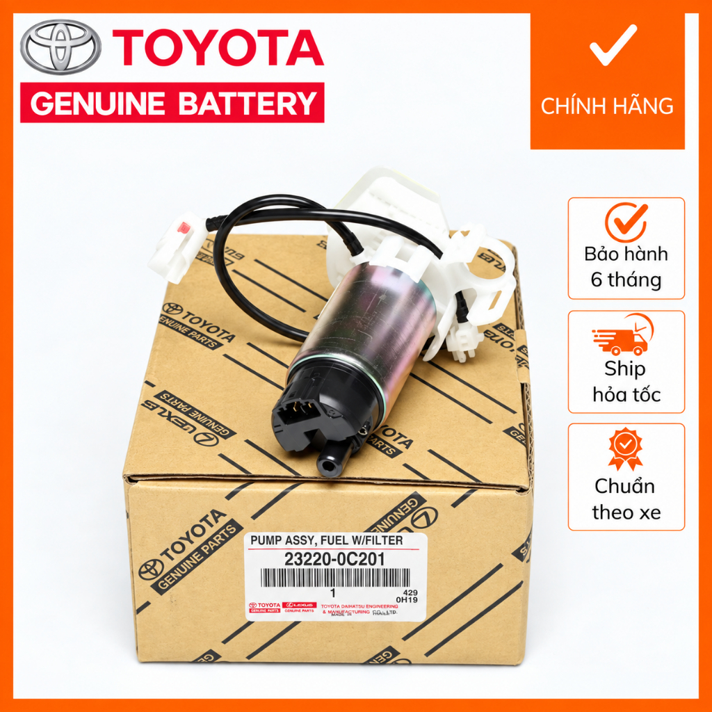 [Chính Hãng] Bơm xăng Toyota Camry, Innova, Vios, Fortuner, Altis, Yaris, Corolla, Rush, Avanza chuẩ