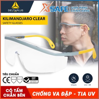 Kính bảo hộ Deltaplus Kilimandjaro Kính chống bụi, chống tia UV, dùng trong lao động, đi xe máy