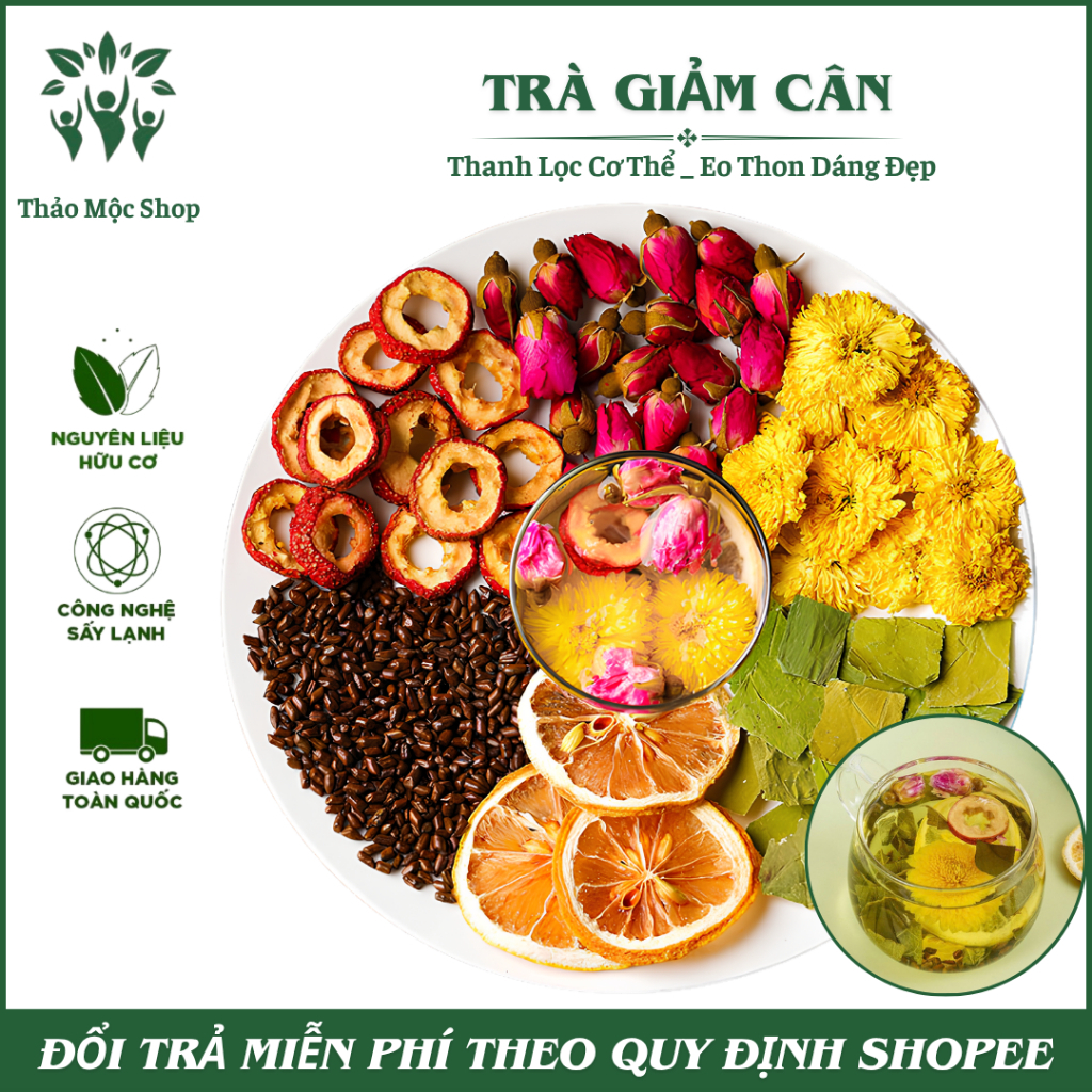 ✅ Trà Giảm Cân Thảo Mộc Ngọc Nữ An Mộc Trà Thanh Lọc Cơ Thể Tại Thảo Mộc Shop Tặng Túi Lọc Trà