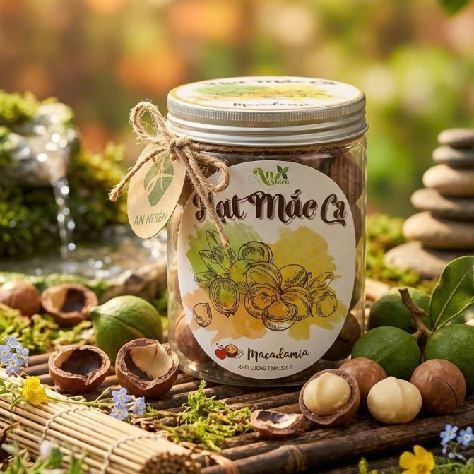 Hạt macca tách vỏ nhập khẩu Úc , Hạt dinh dưỡng cao cấp – 320 gram