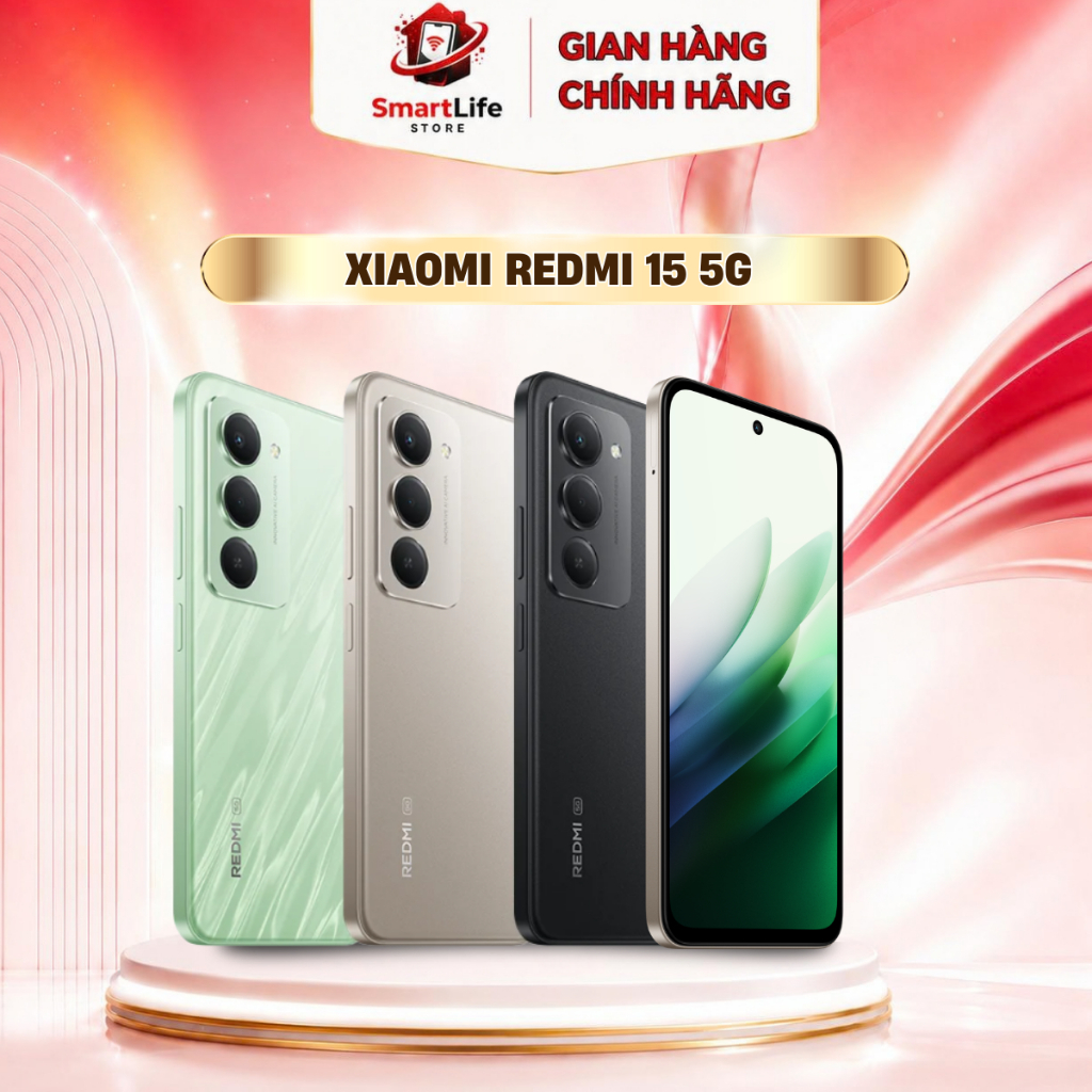 Điện thoại Xiaomi Redmi 15 5G hàng Quốc Tế chính hãng - Có Tiếng Việt