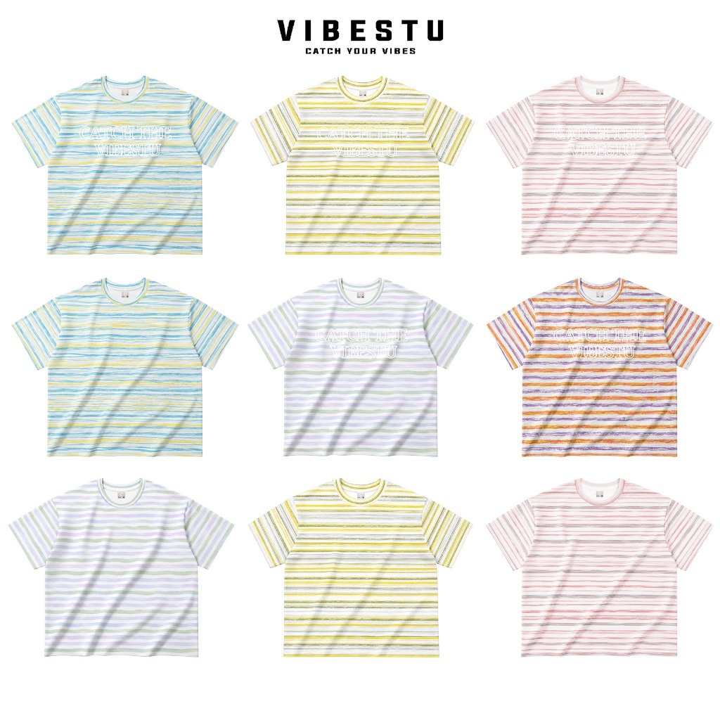 Áo Thun "CATCH THE VIBESTU" - Form Boxy