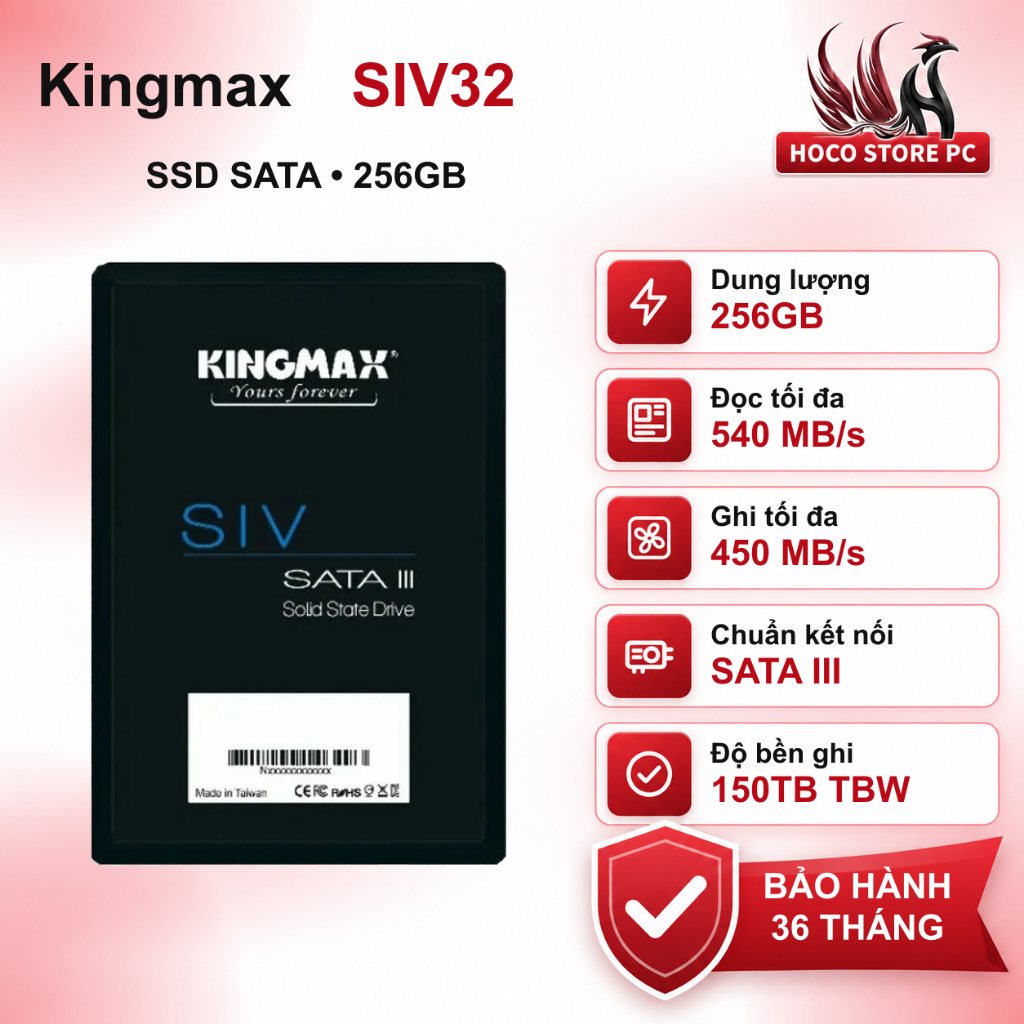 Ổ cứng SSD Kingmax SIV32 256GB SATA 2.5 inch
