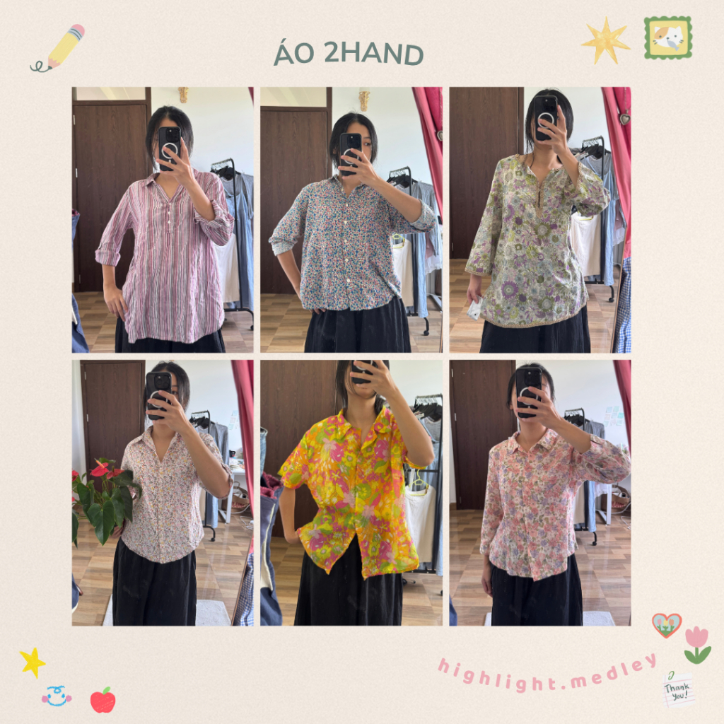 Áo 2hand mori girl vintage fairycore