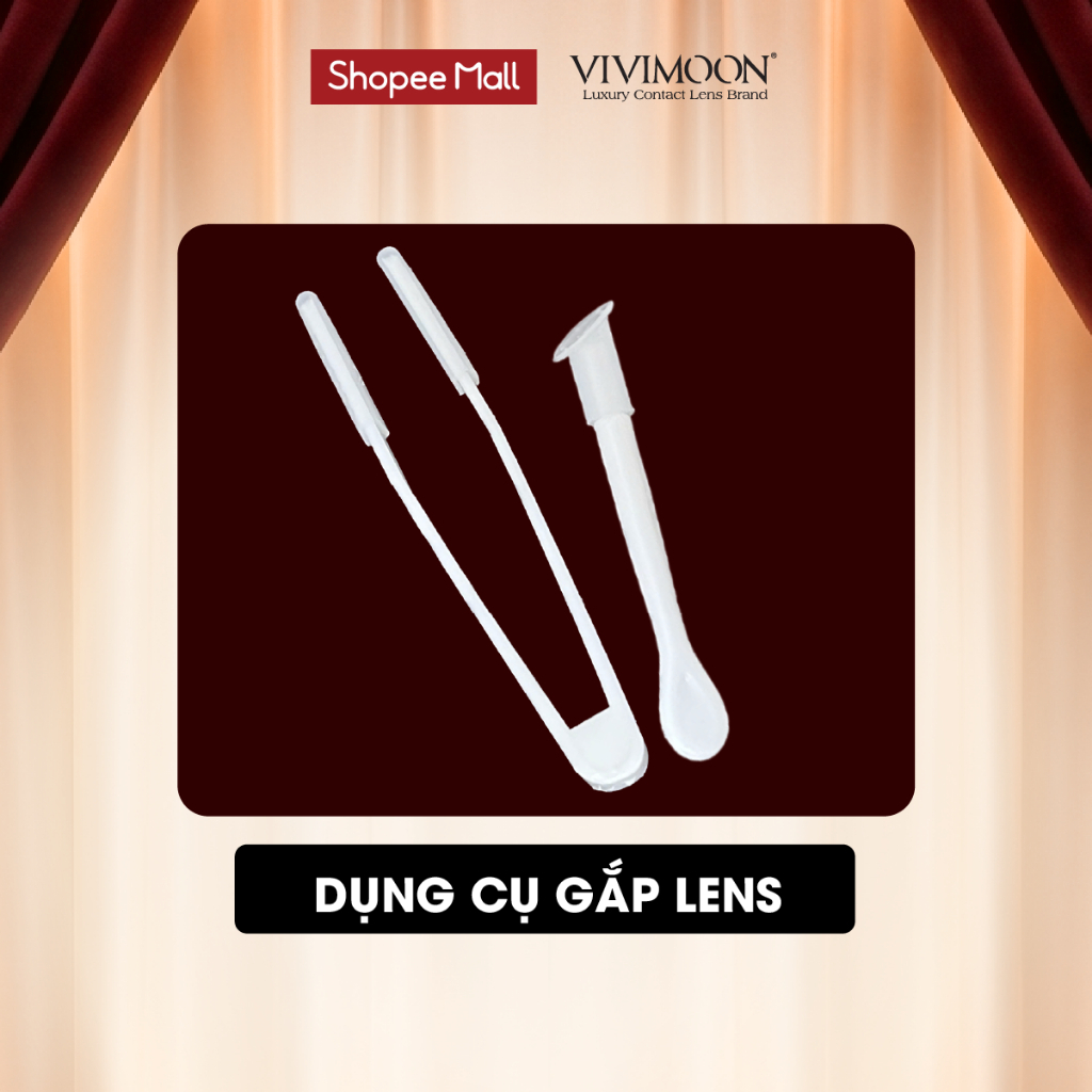 Dụng cụ gắp VIVIMOON LENS đeo kính áp tròng giao màu ngẫu nhiên