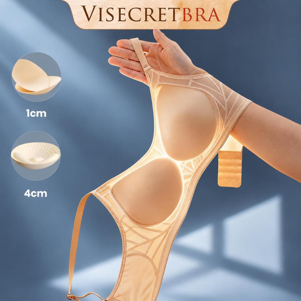 Áo Lót Áo Ngực Áo Bra Nữ Visecret Bra Chất Su Lạnh Mút Mỏng Không Gọng Thoáng Mát Gom Quả Chống Xệ -- 240964