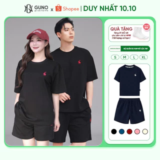 [BST MODAL COOL 2026] Bộ quần áo nam nữ logo ngựa GUNO vải modal cool dáng thể thao 26BG08/BB09/BK56