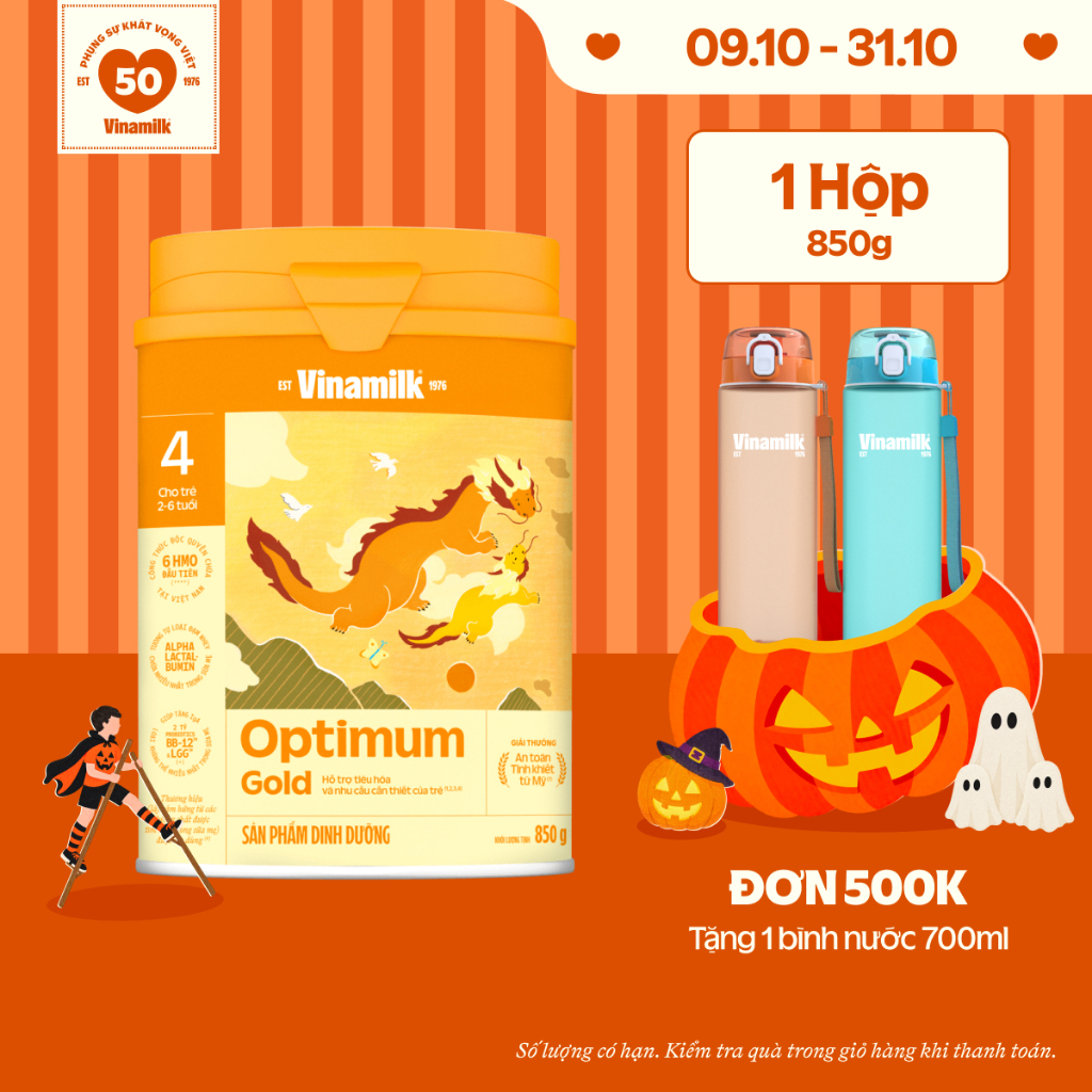 Sữa bột Optimum Gold 4 - Hộp thiếc 850g