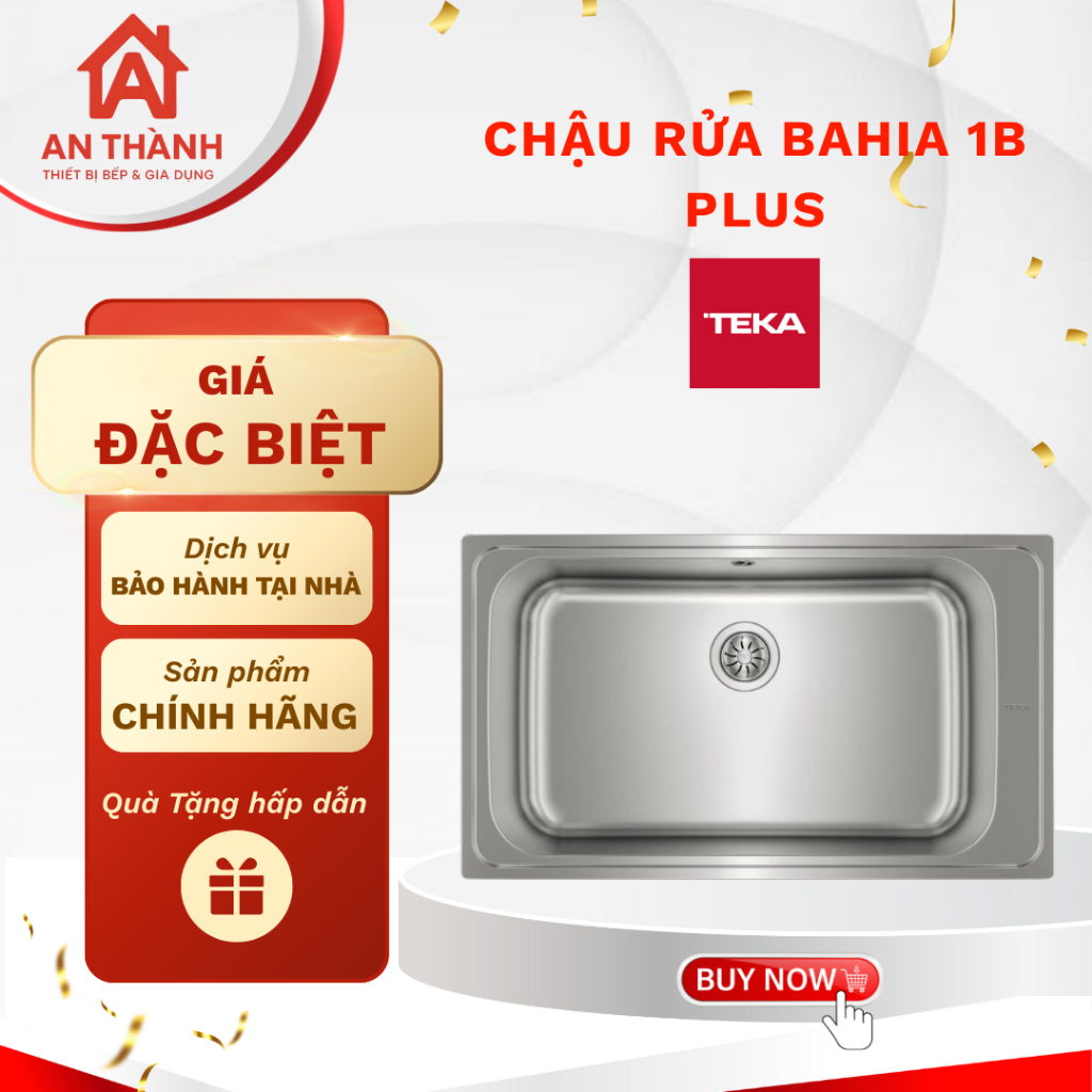 Chậu rửa inox Teka BAHIA 1B PLUS