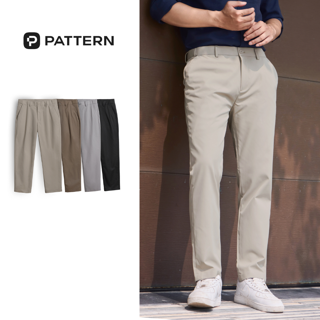 Quần Kaki Smart-tab Pattern Khaki Pants Form Suông PQ043