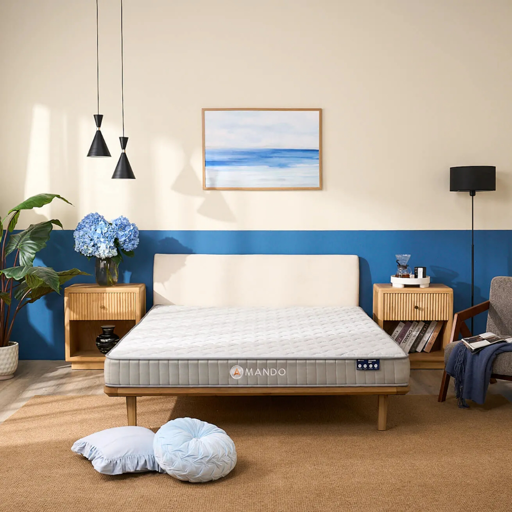Nệm lò xo túi độc lập Amando Eco 17cm thiết kế nhỏ gọn