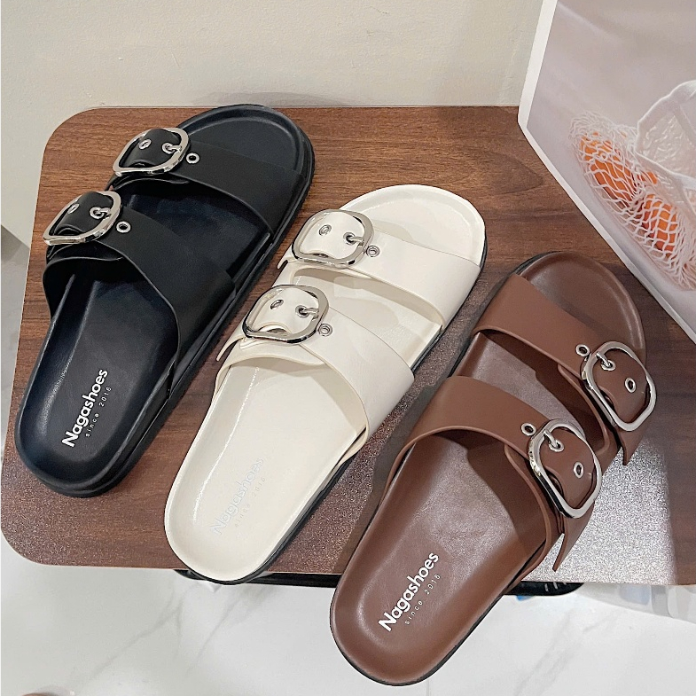 DÉP NAGASHOES KHÓA CÀI HAI QUAI NGANG NAD400