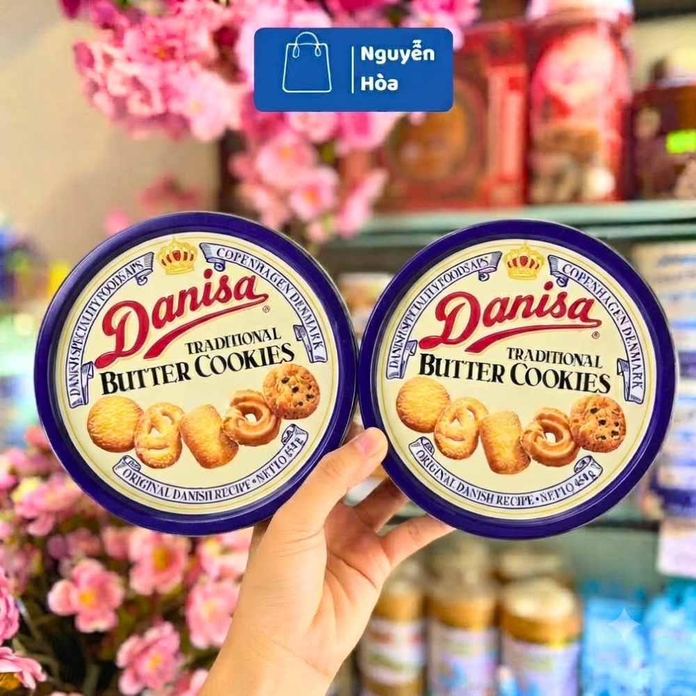 Bánh Quy Bơ Danisa 200g Chính Hãng Hộp Thiếc Truyền Thống Đan Mạch Biếu Tặng Sang Trọng