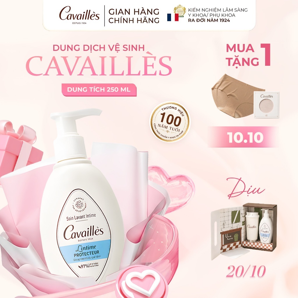 Dung Dịch Vệ Sinh Phụ Nữ Rogé Cavailles PROTECTEUR (ANTI-BACTERIEN CŨ) - Giảm…
