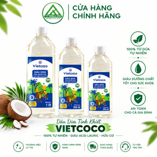 Dầu Dừa tinh khiết Vietcoco - Dầu dừa nguyên chất ép lạnh hữu cơ