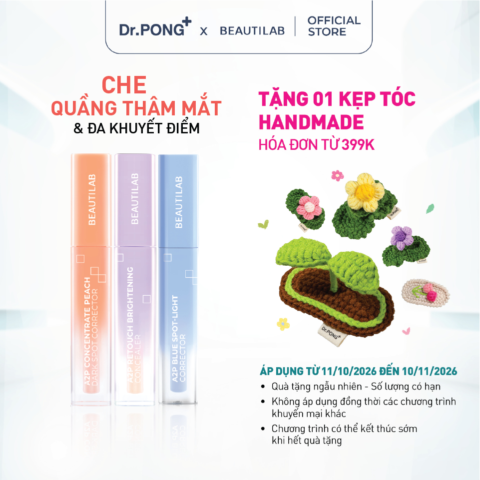 Kem che khuyết điểm & triệt sắc BEAUTILAB A2P Dark Spot & Retouch Brightening Concealer 2.5g