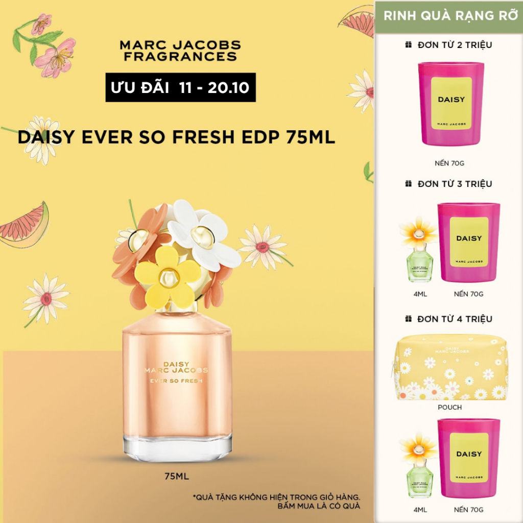 Nước hoa Nữ Marc Jacobs DAISY Ever so Fresh EDP 30ml