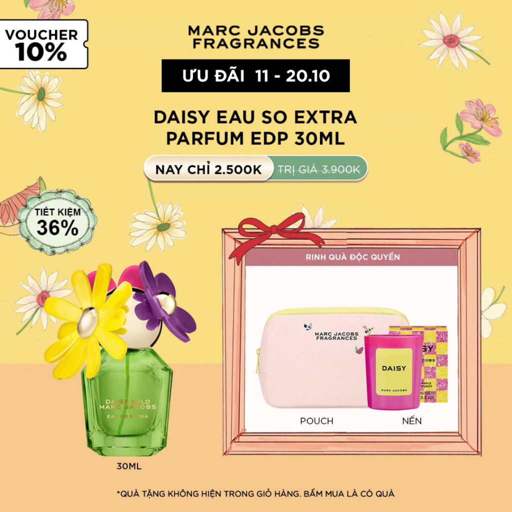 Nước hoa Nữ Marc Jacobs DAISY Wild Eau So Extra Parfum EDP 30ml