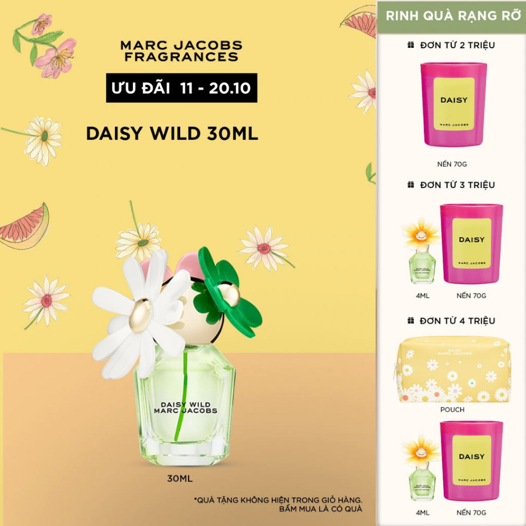Nước hoa Nữ Marc Jacobs DAISY Wild EDP 30ml Refillable