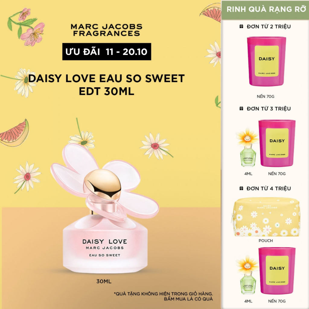 Nước hoa Nữ Marc Jacobs DAISY Love Eau so Sweet EDT 30ml