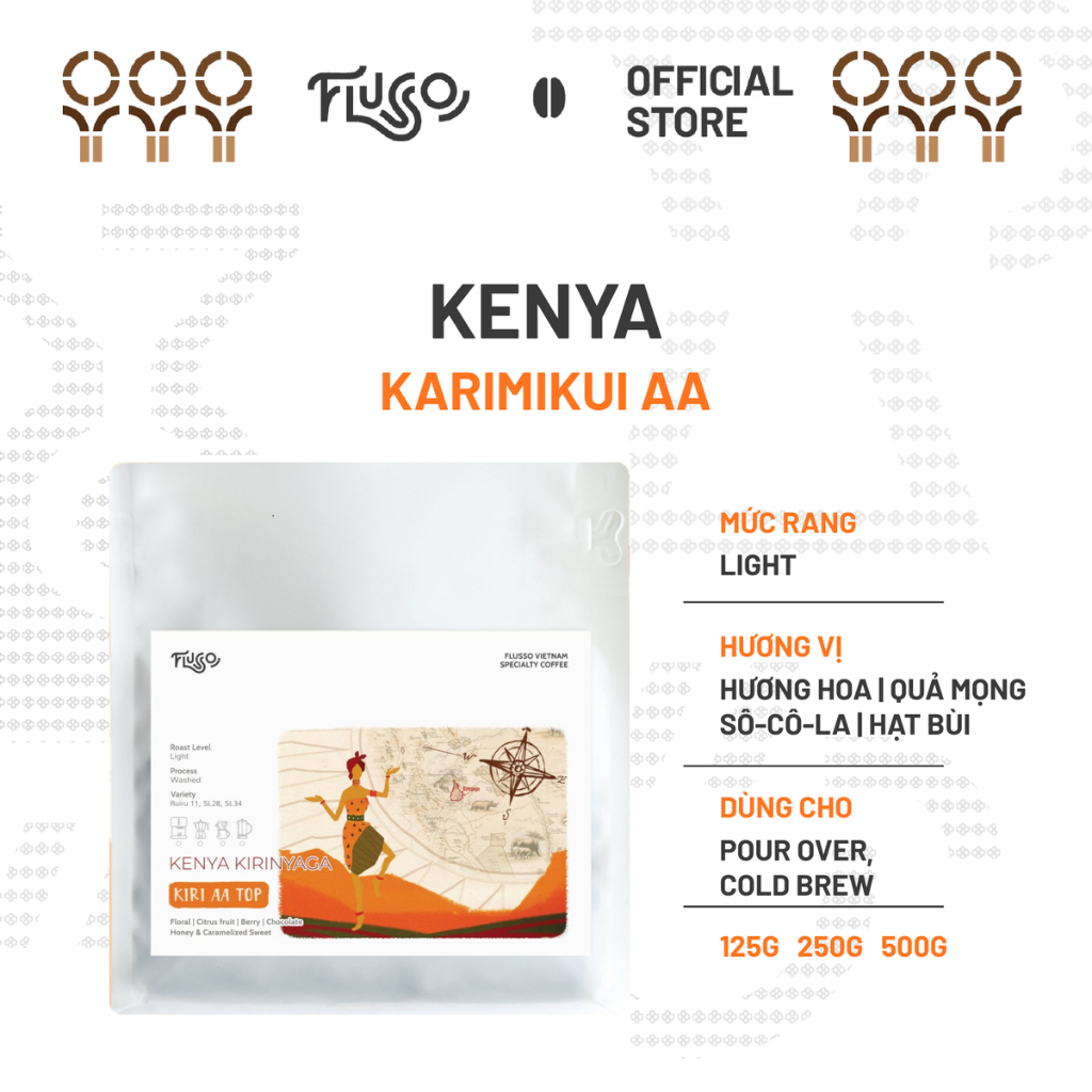Cà phê Specialty Kenya Karimikui AA