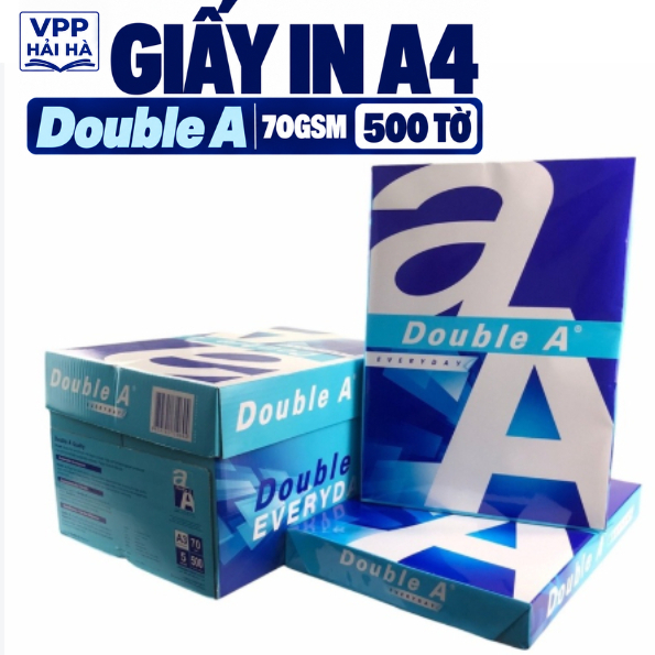 Giấy in A4 Double A 70gsm - 500 tờ