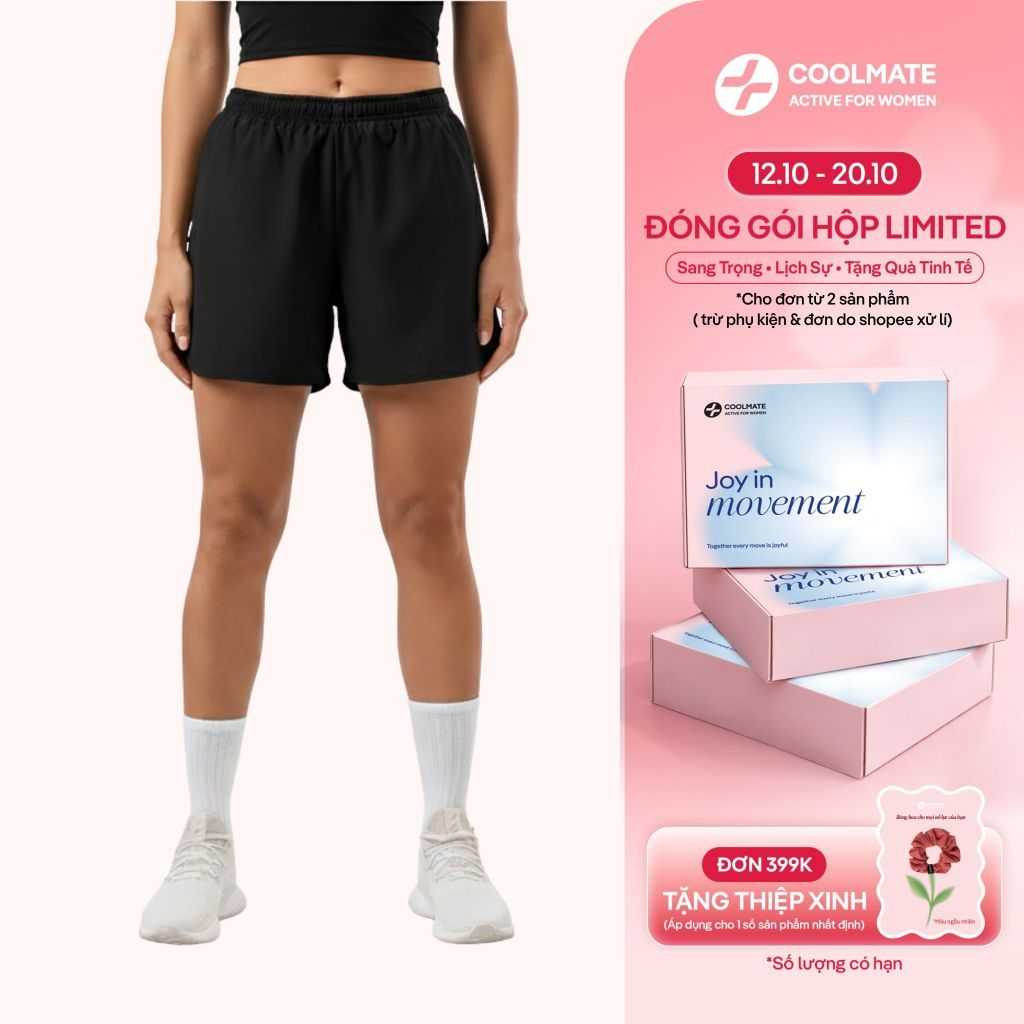 [399K TẶNG QUÀ]Quần Thể Thao Unisex Nam Nữ Coolmate Active MaxCool thoáng khí dễ vận động - Coolmate