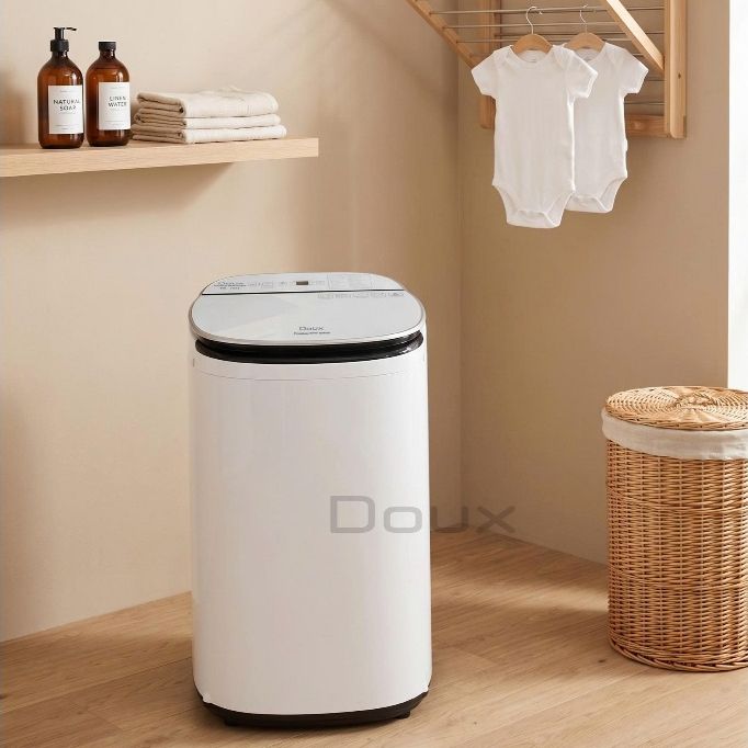 Máy Giặt Mini Doux Pro Wash System, 12 Chức Năng, Màn Hình Cảm ứng, 65 Độ Tiêu Diệt Vi Khuẩn