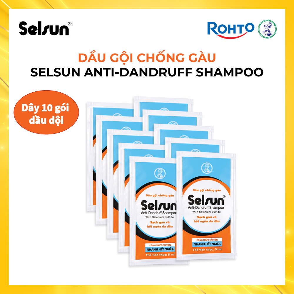 Dầu gội chống gàu Selsun 5ml dây 10 gói