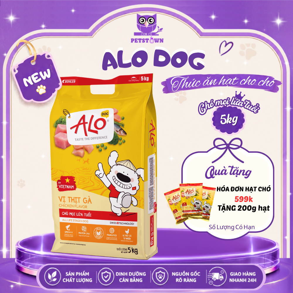 [5KG] ALO DOG/DOG MANIA PREMIUM - Thức ăn hạt khô cho chó mọi lứa tuổi Dog Mania PREMIUM