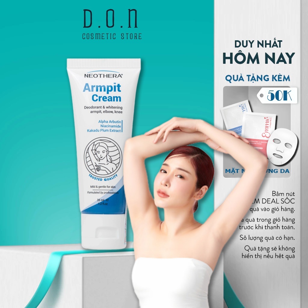 Kem Giảm Thâm Nách Neothera 35g Dưỡng Trắng Giảm Thâm Đầu Gối, Khuỷu Tay