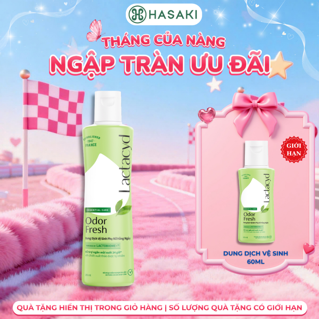 Dung Dịch Vệ Sinh Phụ Nữ Lactacyd Ngăn Mùi 24H Hương Odor Fresh Hasaki Sản Phẩm Chính Hãng