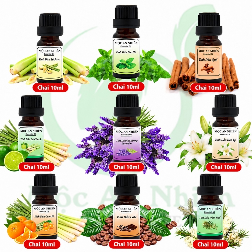 Tinh dầu xông khuếch tán hương thơm - Mộc An Nhiên