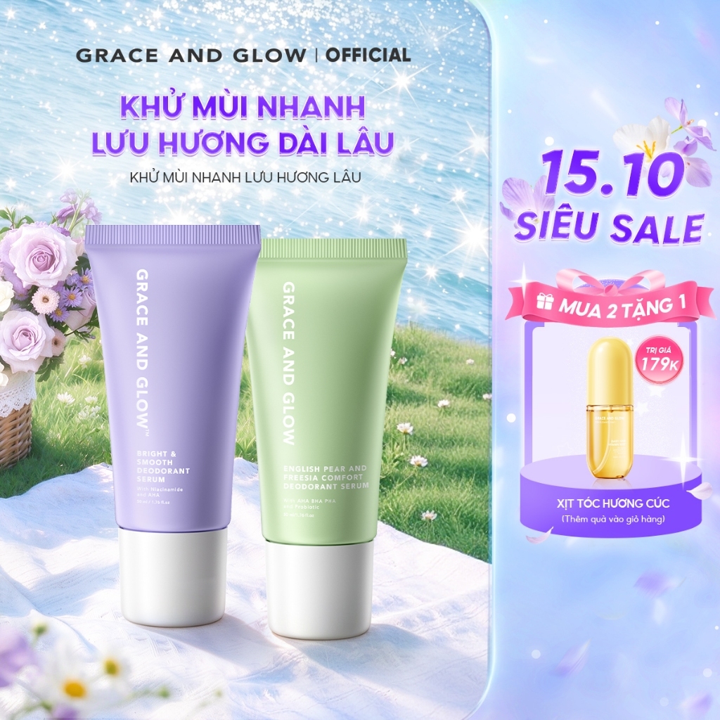 Lăn khử mùi Grace and Glow Black Opium Smooth Deodorant Serum Lăn Nách Sáng Da…