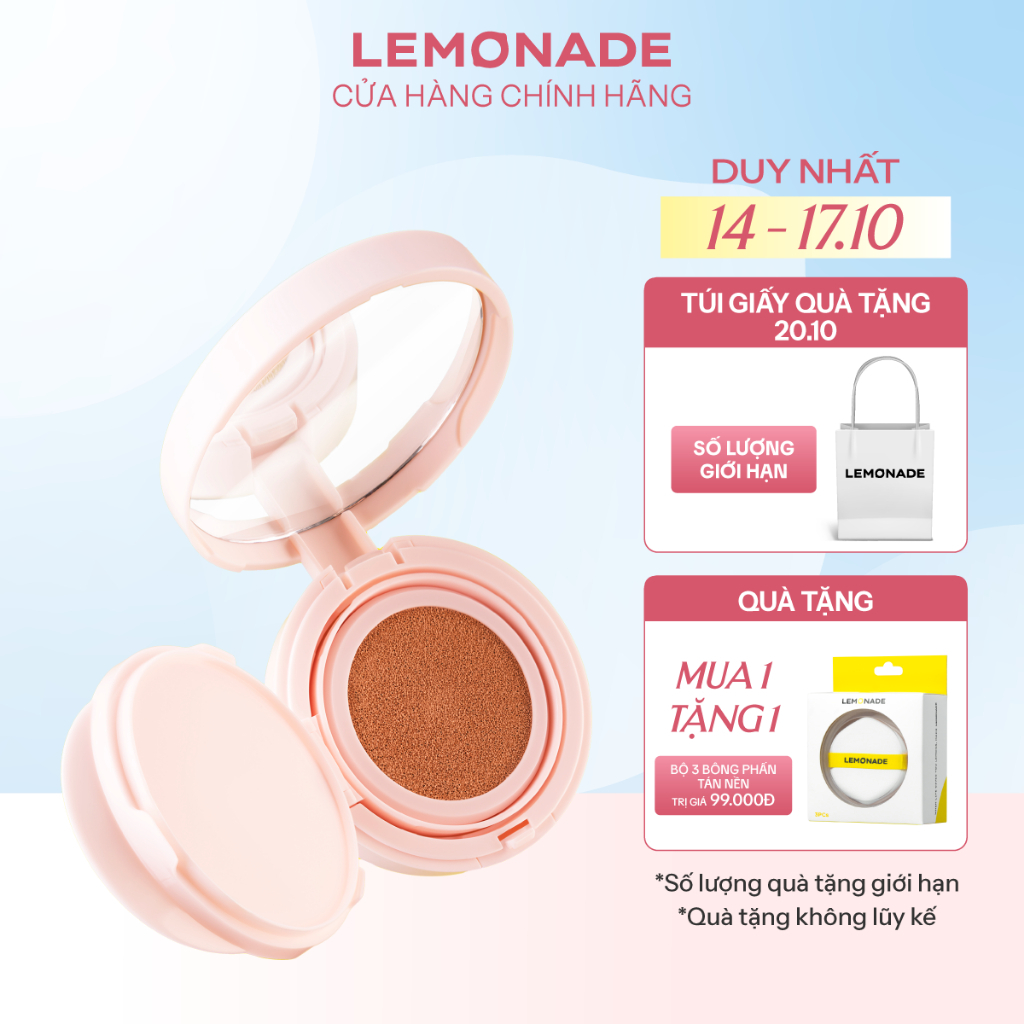 Phấn nước siêu kiềm dầu Lemonade Supermatte Cushion 15g