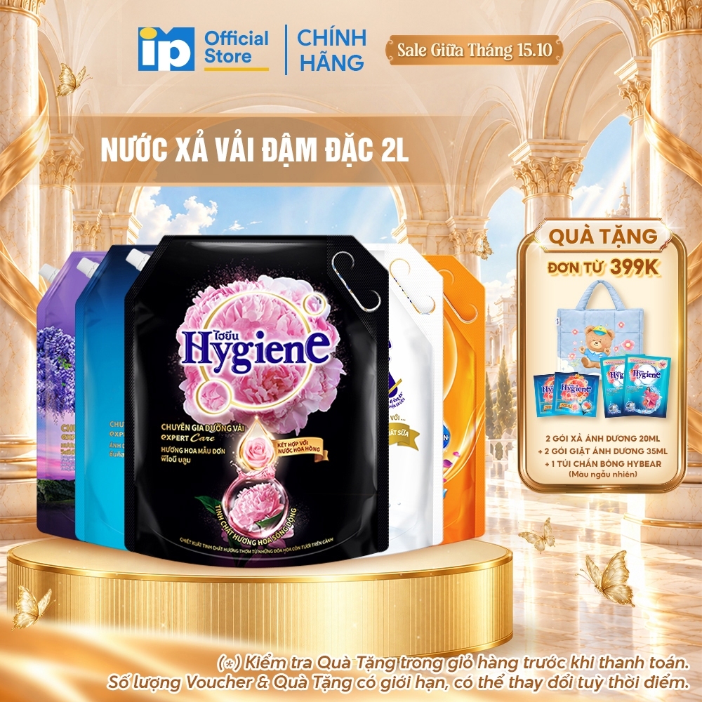 Nước Xả Vải Đậm Đặc Hygiene 2L